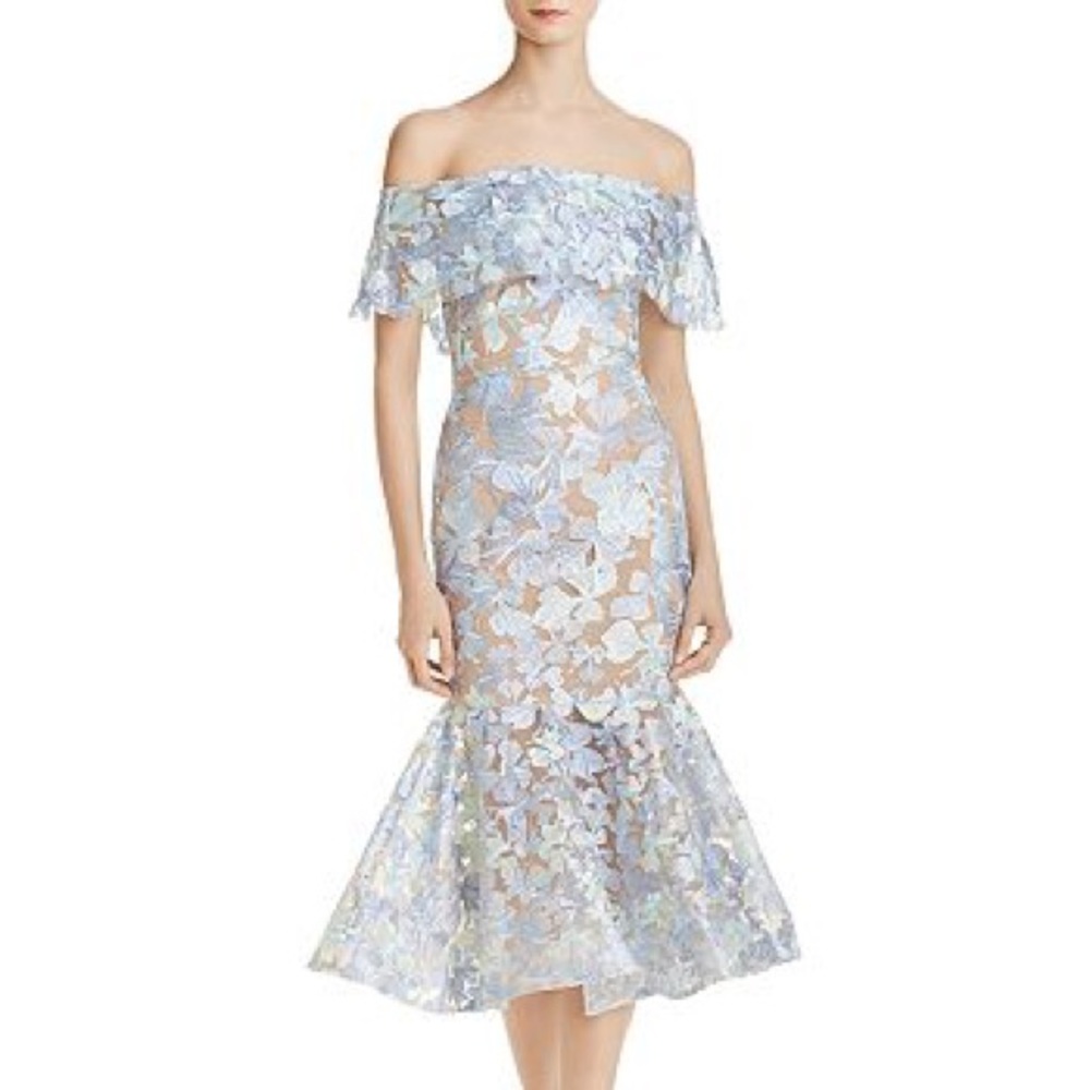 Bronx and Banco off shoulder butterfly gown new with tags never worn